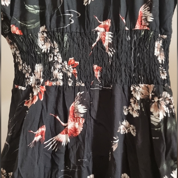 Jaase | Women's Maxi 3/4 Sleeve Dress | Floral print | Ruffle | Size S - Picture 10 of 11